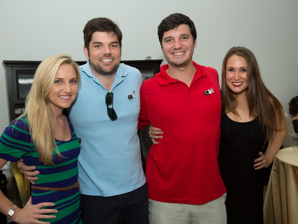 News, Shelby, Opera in the Heights party, August 2015, Megan and Jake Stroudand, Boran and Becky Buturovic