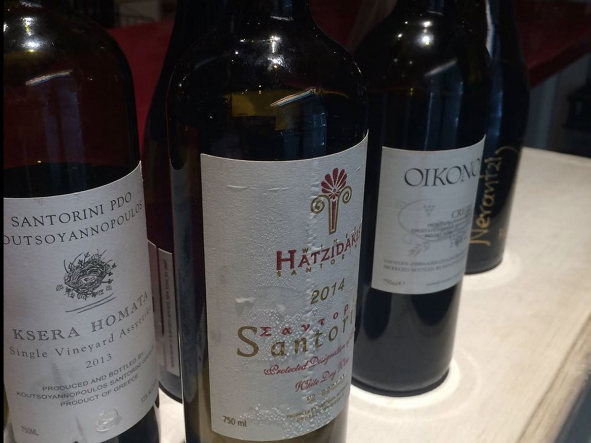 wine at Helen Greek Food and Wine