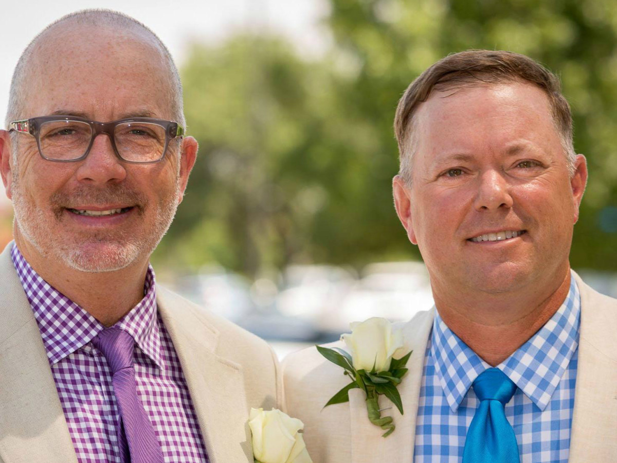 Austin gay couple married Travis County Darin Upchurch Charles Ted Burton headshot 2015