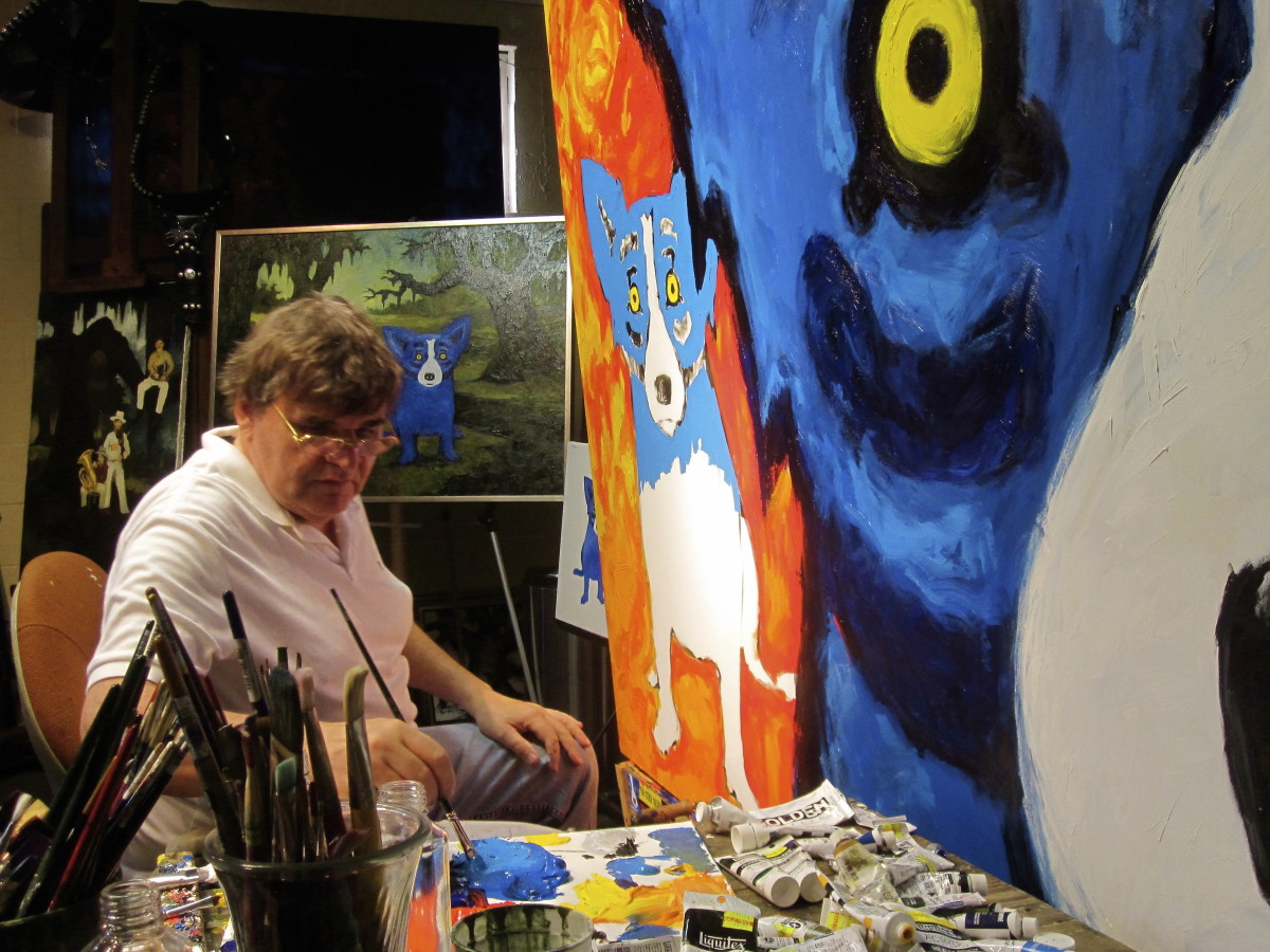 Why Everyone Loves The Blue Dog Spirit Endures In Rodrigue S Work