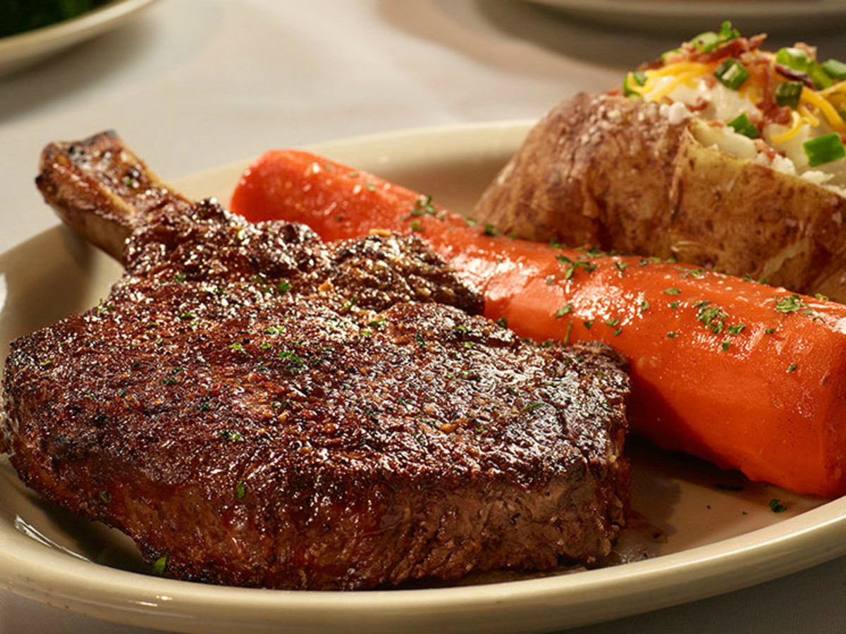 Bone-in ribeye steak