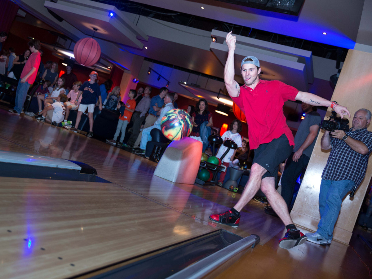 Houston, George Springer All Star Bowling Benefit for Camp Say, June 2017, Josh Reddick