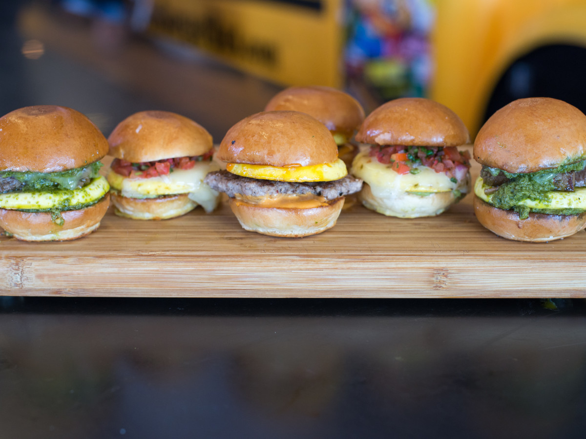 Bernie's Burger Bus breakfast sliders