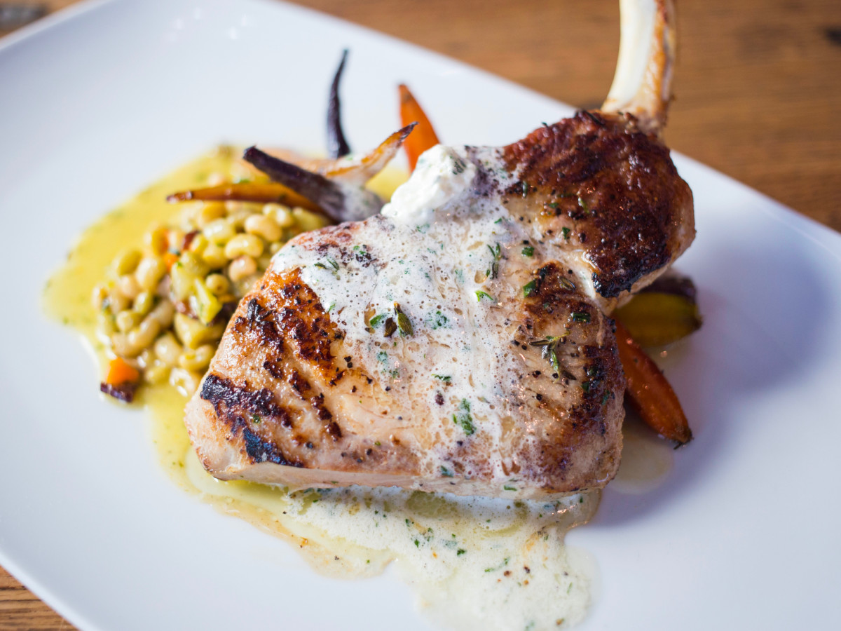 A'Bouzy pork chop