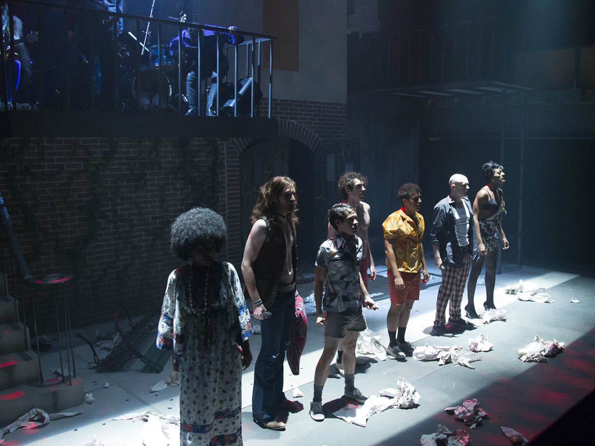 The cast of Hit the Wall at WaterTower Theatre