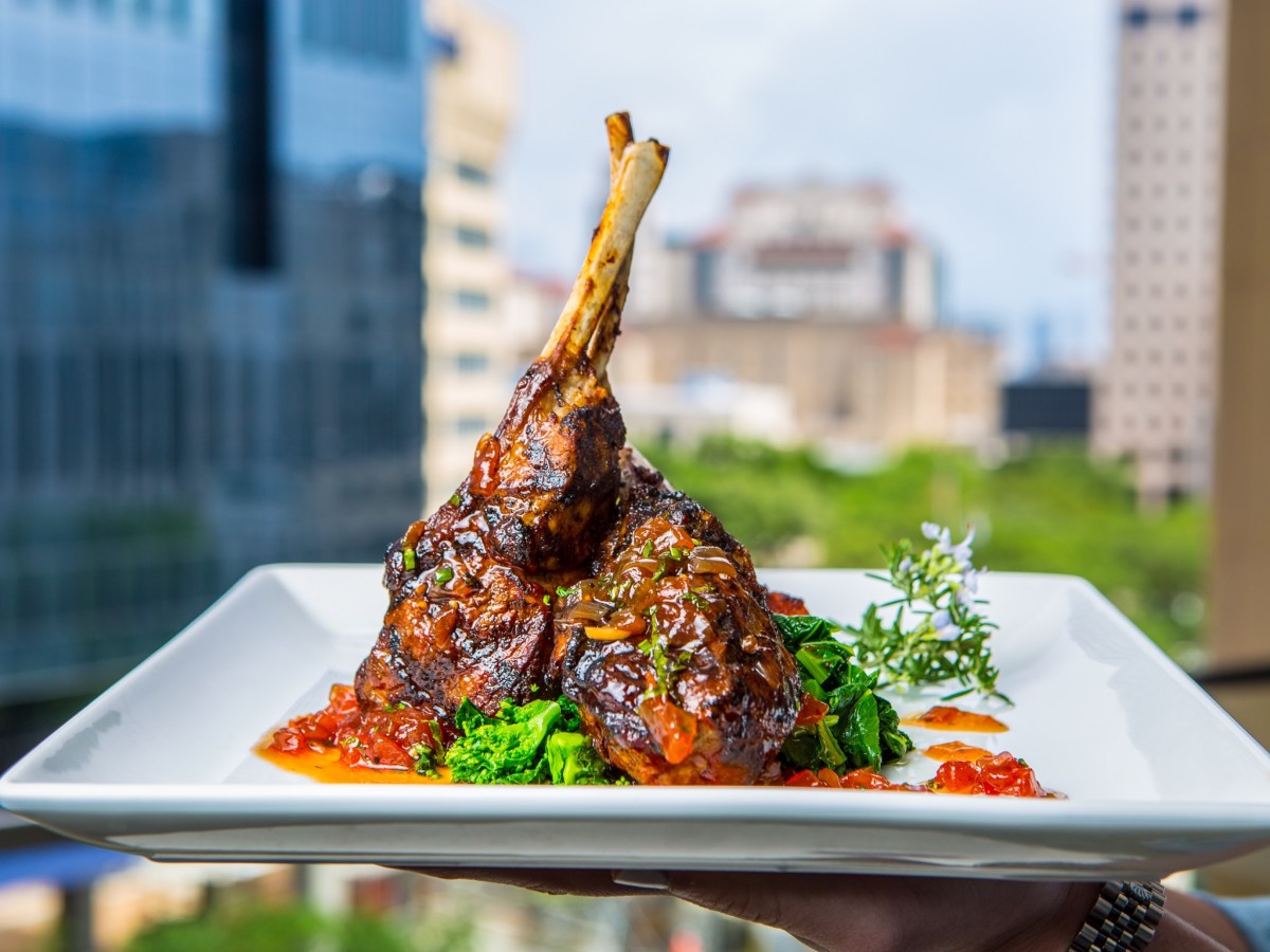 Third Coast Harissa-roasted lamb chops
