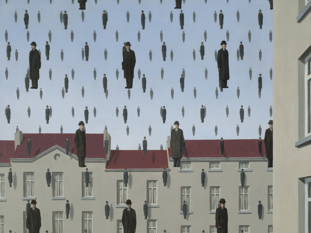 Menil Collection: René Magritte, Golconda (Golconde)
