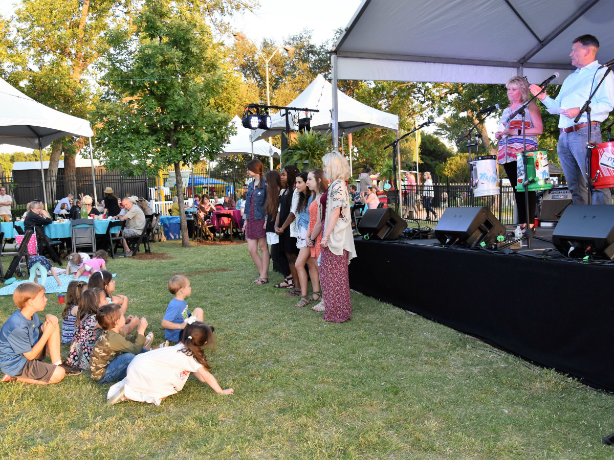 A concert at Cottonwood Art Festival
