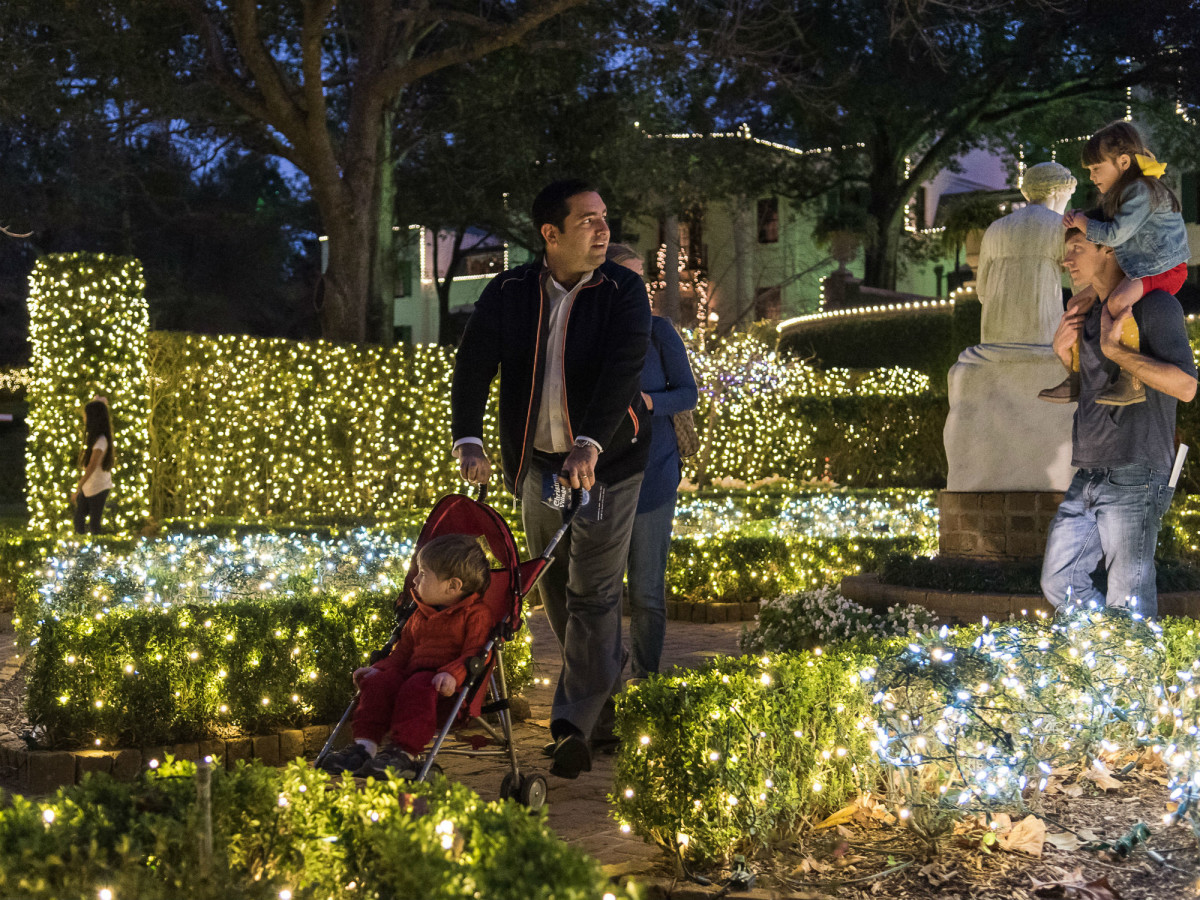 Christmas Village at Bayou Bend