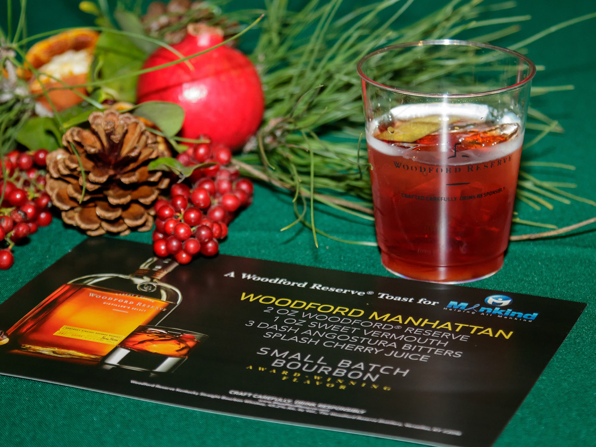 Spiced cherry Manhattan