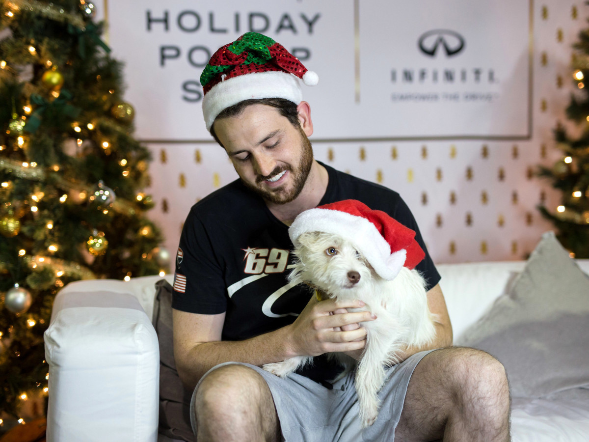 Houston, CultureMap Holiday Pop-Up Shop, November 2017, Patrick Mash, Oliver the dog