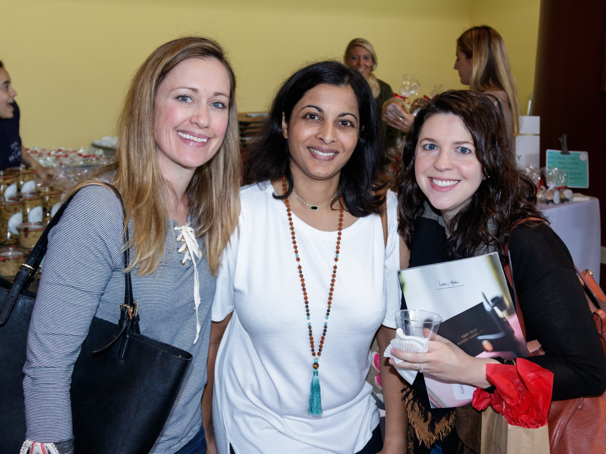 Sarah Raggio, Preeya Gemd, Meghan Demicco, 2017 CultureMap Dallas Holiday Pop-up