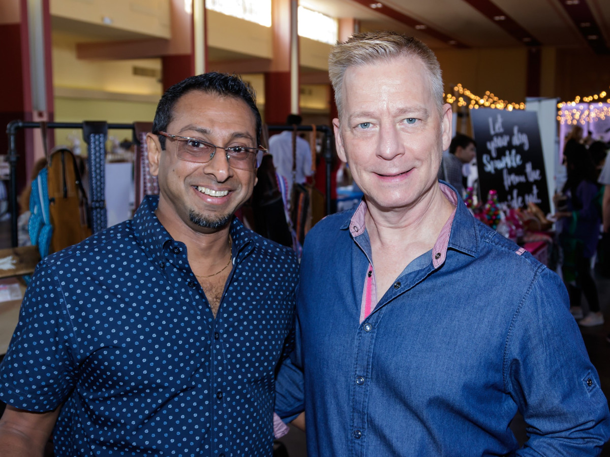 Joel Kanhai, David Call, 2017 CultureMap Dallas Holiday Pop-up