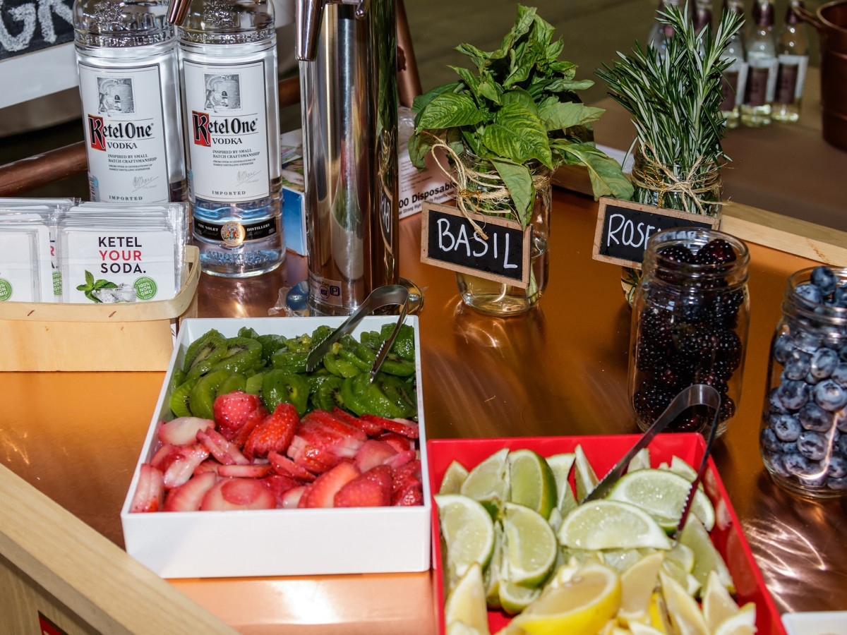 Ketel One vodka cart, 2017 CultureMap Dallas Holiday Pop-up