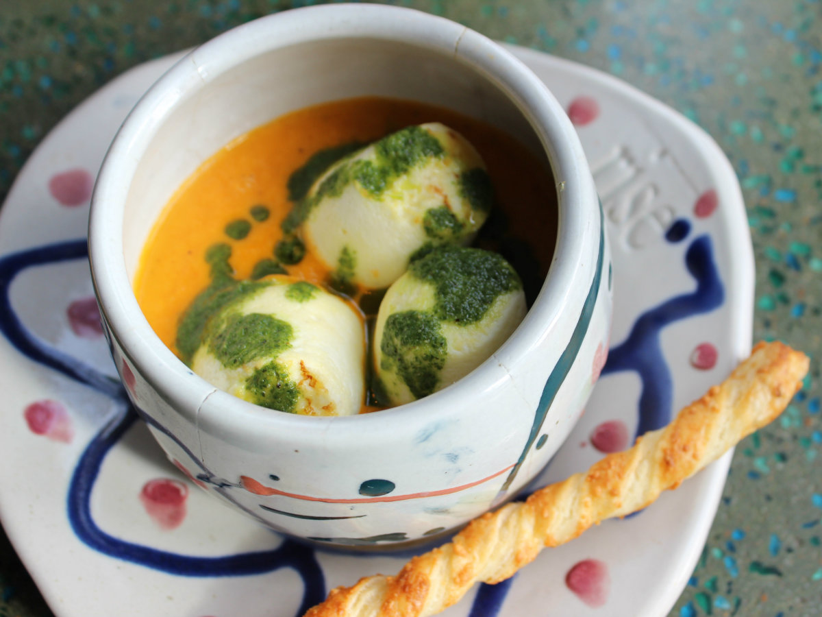 Marshmallow soup