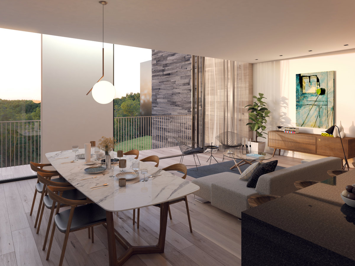 Ethan's View residences living room
