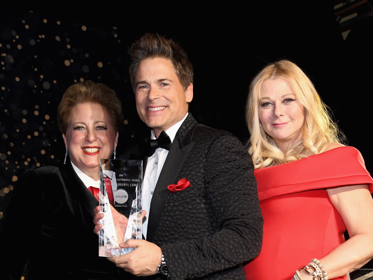 Rob Lowe, Sheryl Lowe, Caryl Stern, Unicef Gala 2018