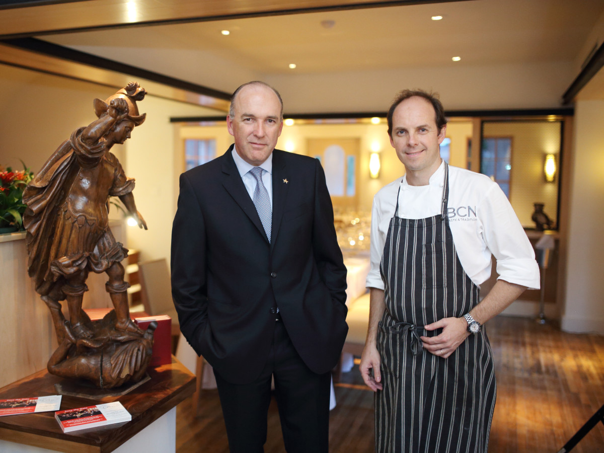 16 Owner Ignacio Torras, left, and Chef Luis Roger at the BCN dinner for Texas Children's Hospital September 2014