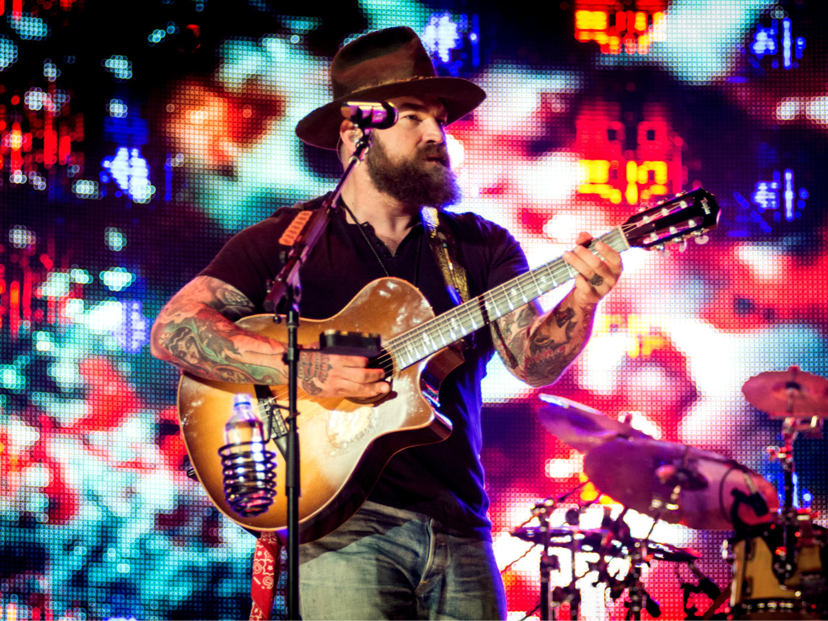 Zac Brown Band Zac Brown colorful background