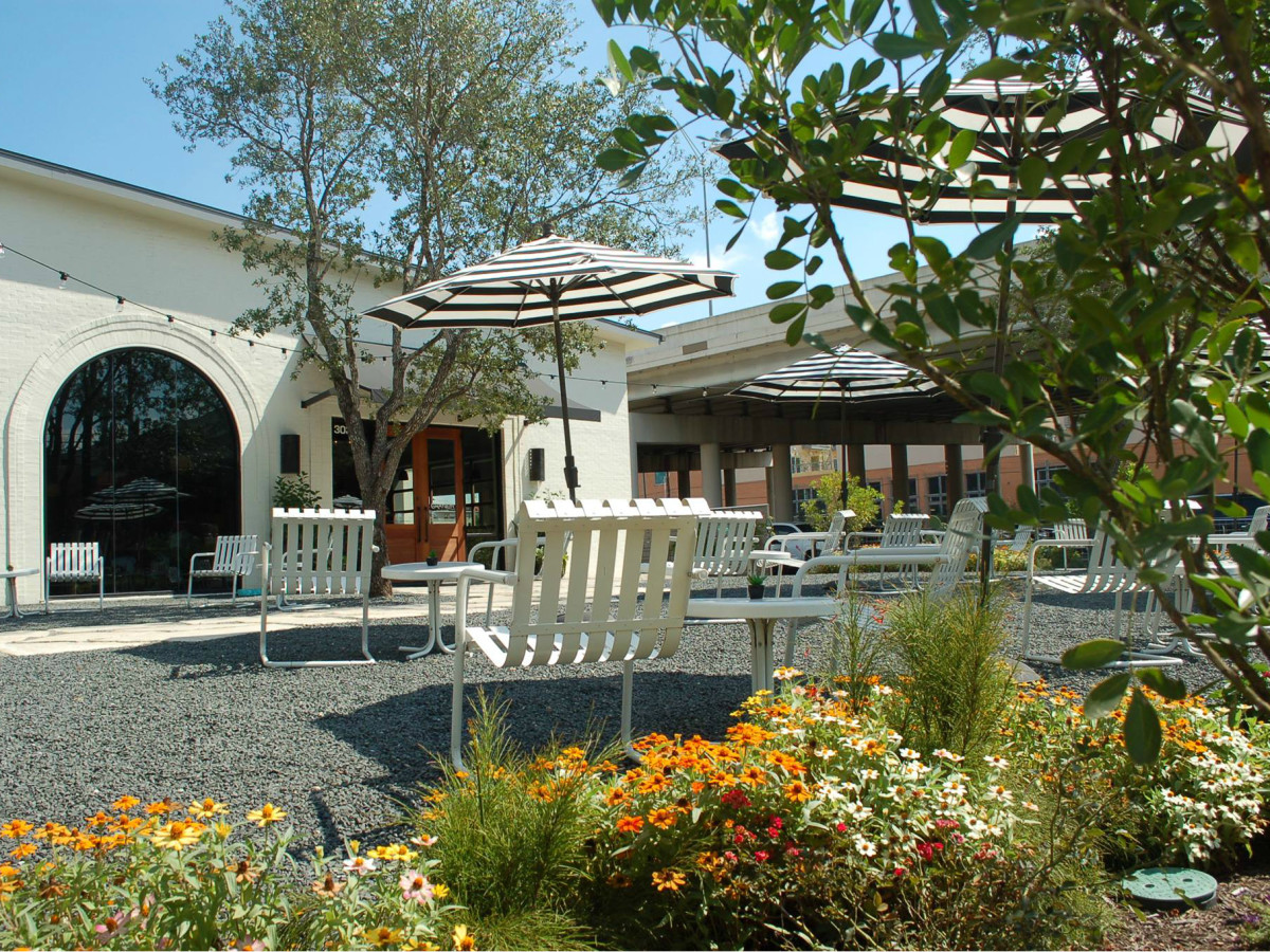 Down on Grayson patio