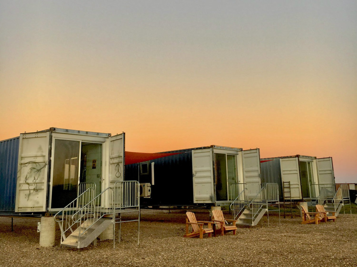 Texas First Ever Container Hotel Takes Shape In