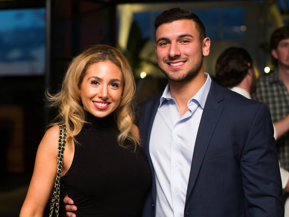 Sandrine Elhade and Zaid barazi