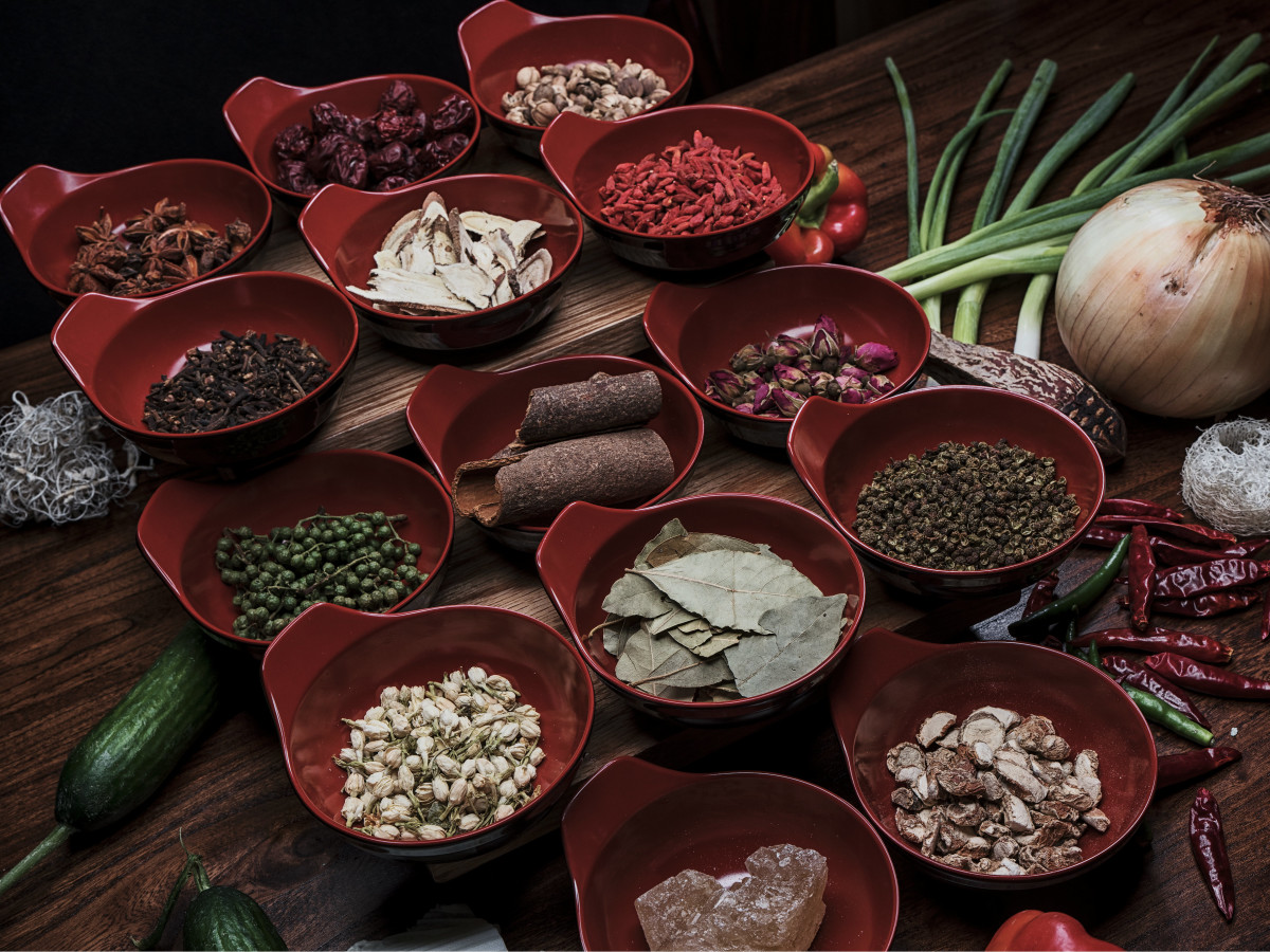 Ingredients for Red Oil at Pepper Twins