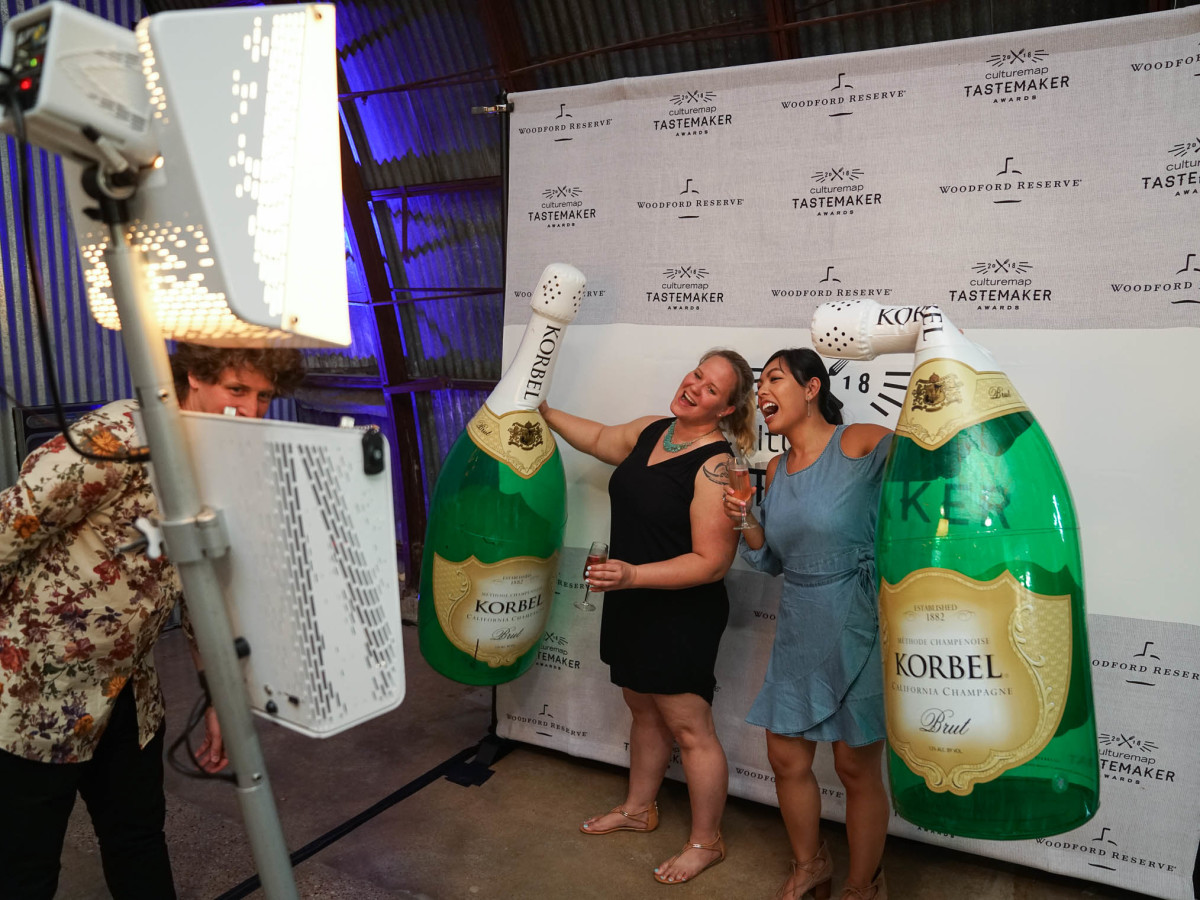 CultureMap Austin 2018 Tastemaker Awards at Fair Market Photo Booth Melissa Mabasa Cheryl O'Connor
