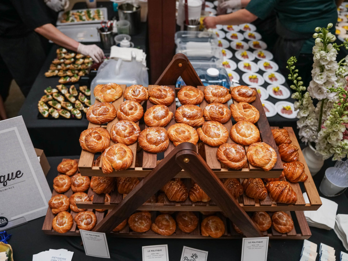 CultureMap Austin 2018 Tastemaker Awards at Fair Market Le Politique Lemon Lavendar Danish Praline Croissant