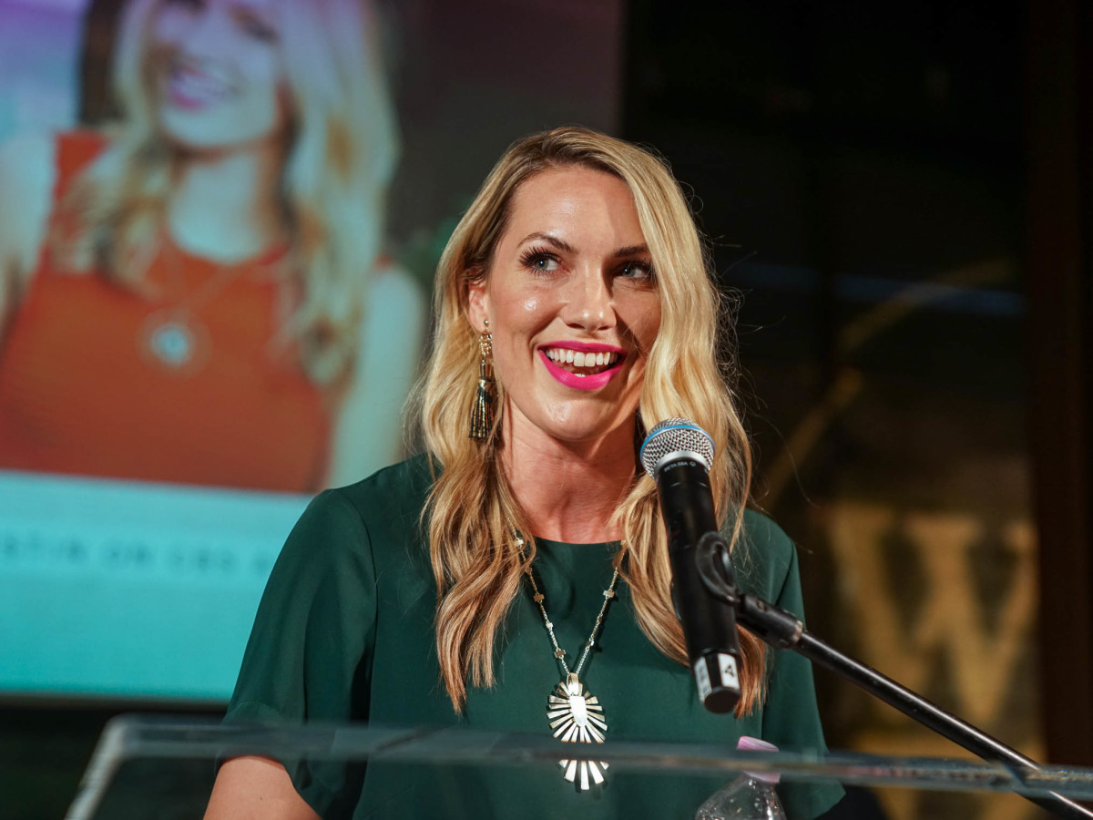 CultureMap Austin 2018 Tastemaker Awards at Fair Market Emcee Taylor Ellison We Are Austin