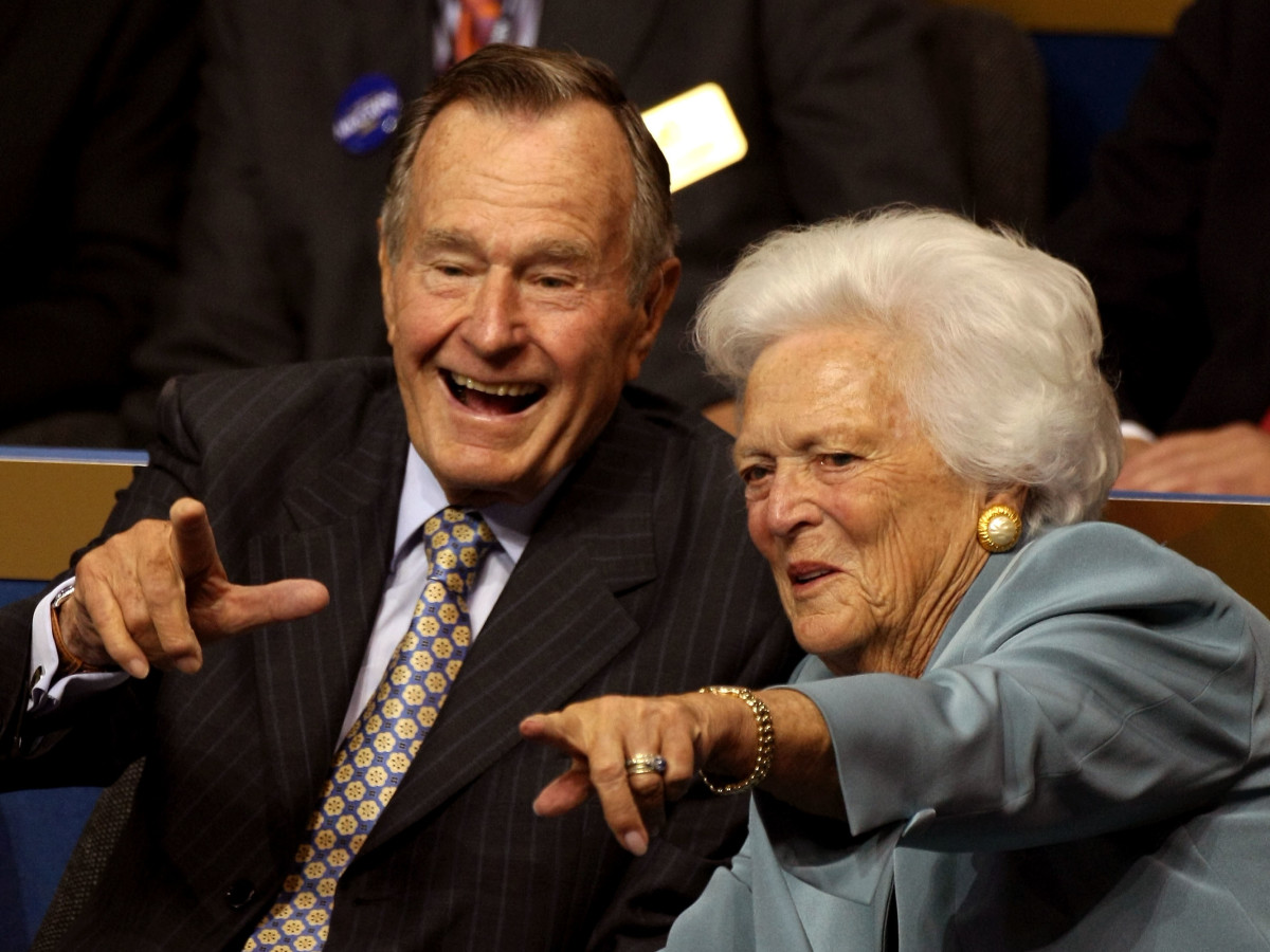 President Bush and Barbara Bush