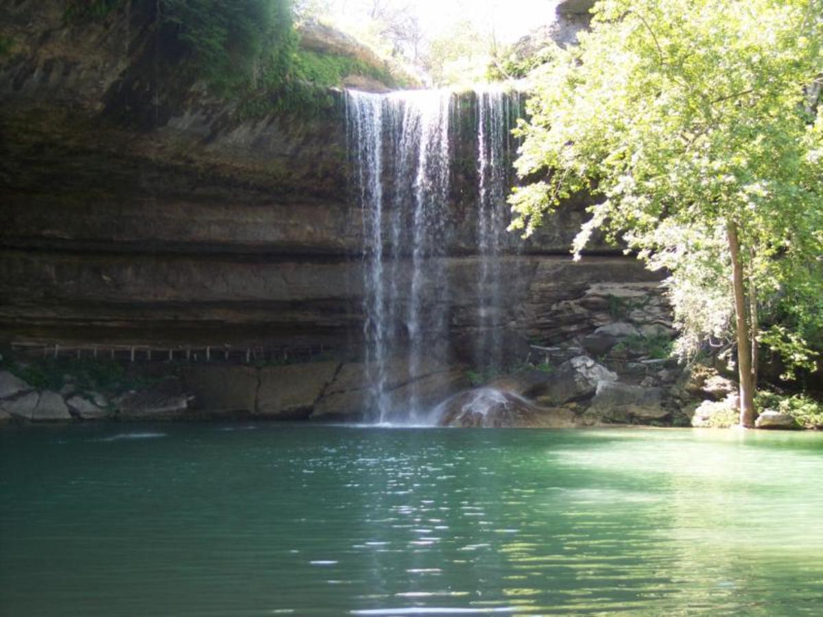 Austin_photo: places_outdoors_hamilton_pool_waterfall