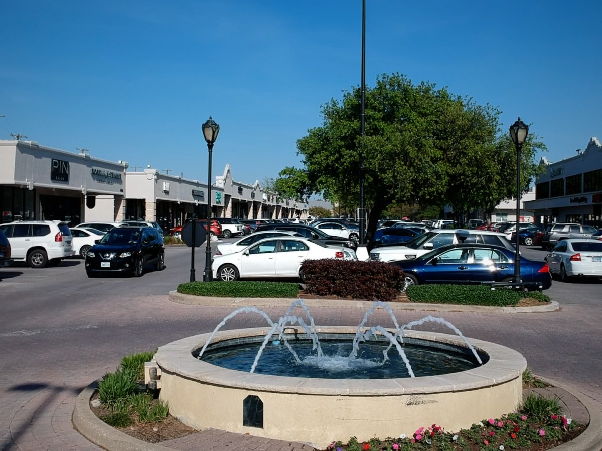 Inwood Village shopping center in Dallas