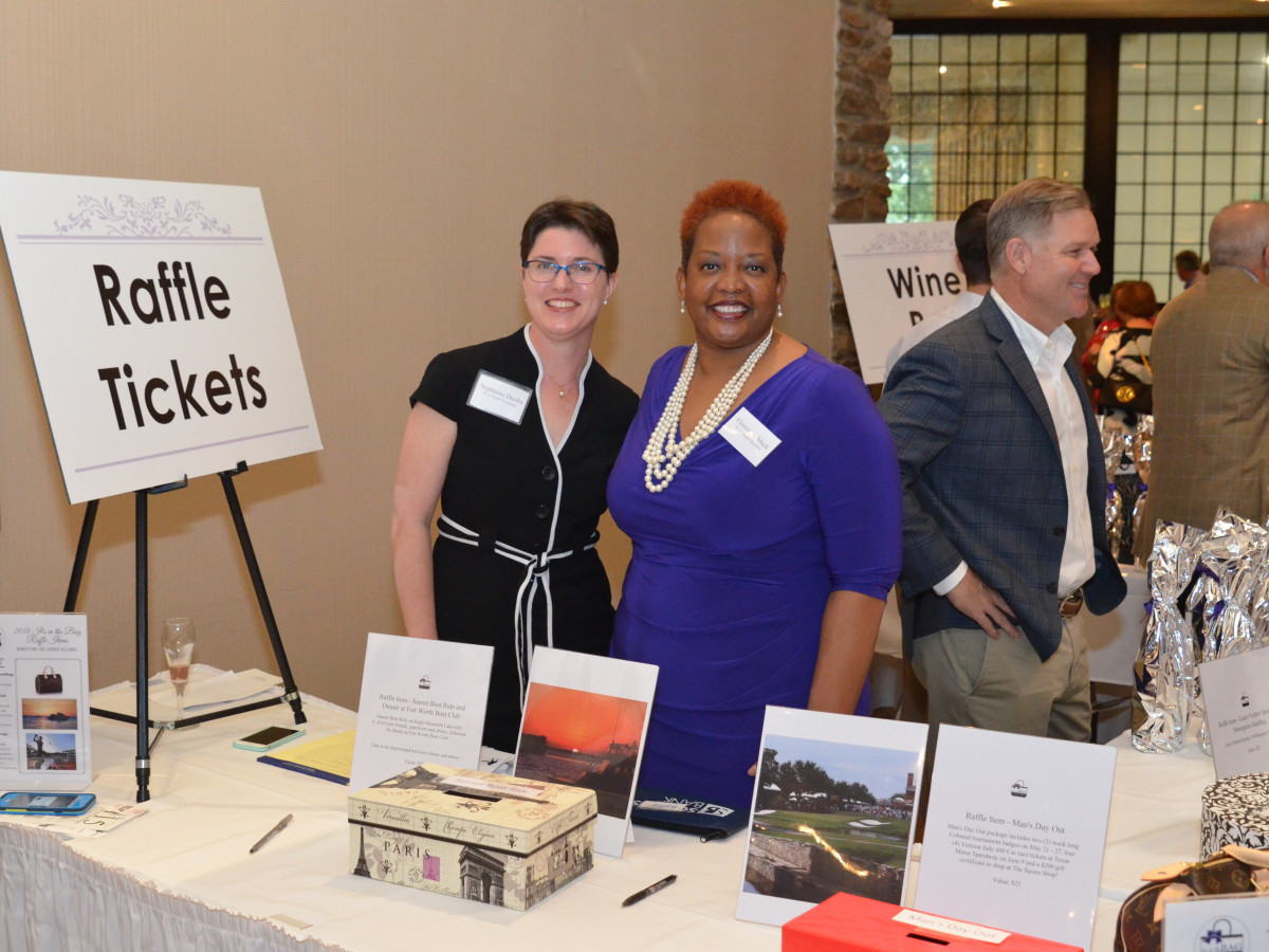 It's in the Bag luncheon 2018, Stephanie Duelm and Florastine Mack