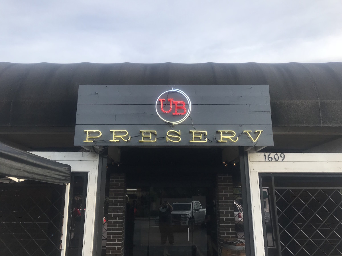 UB Preserv sign