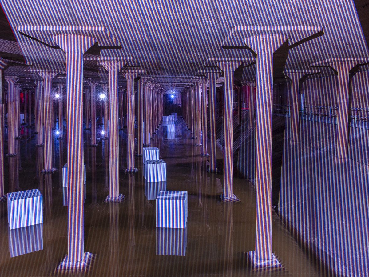 Carlos Cruz-Diez at the Cistern: Spatial Chromointerference