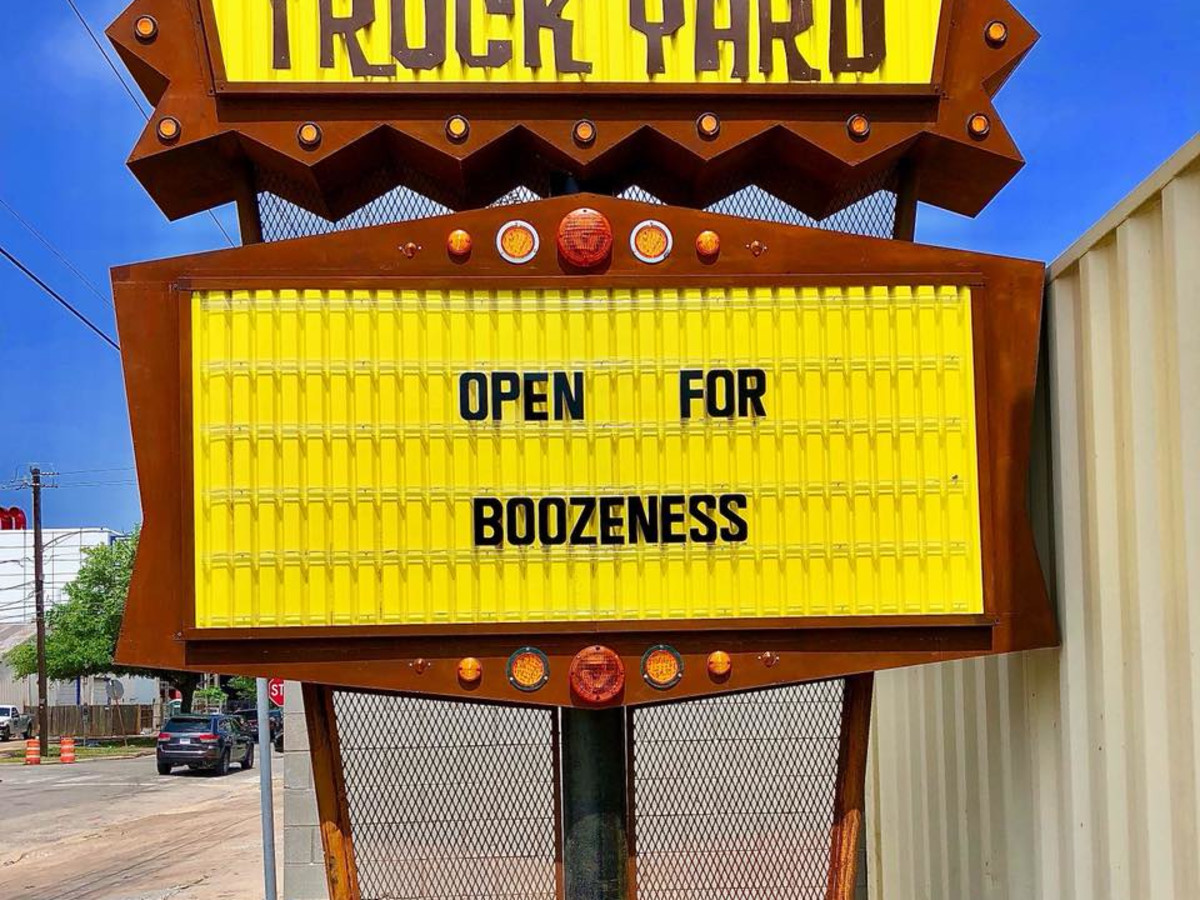 Truck Yard Houston sign