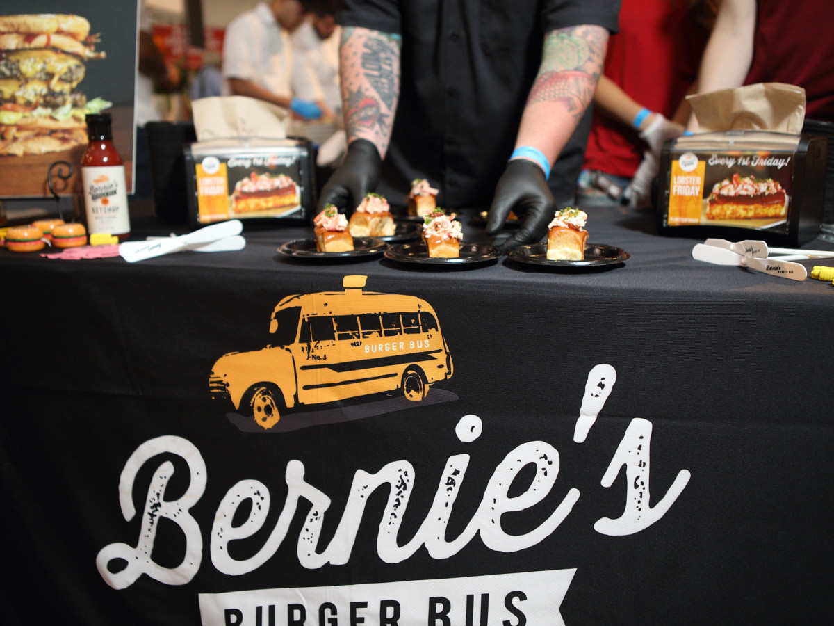 Taste of the Nation Bernie's Burger Bus lobster rolls