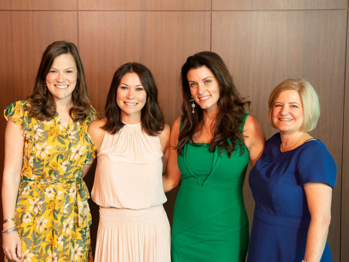 Houston CanCare Survivors Luncheon Jennifer Doherty, Megan Vondra, Jordan Seff Cristina Vetrano