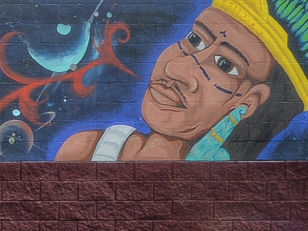 Por La Raza East Austin mural Holly neighborhood