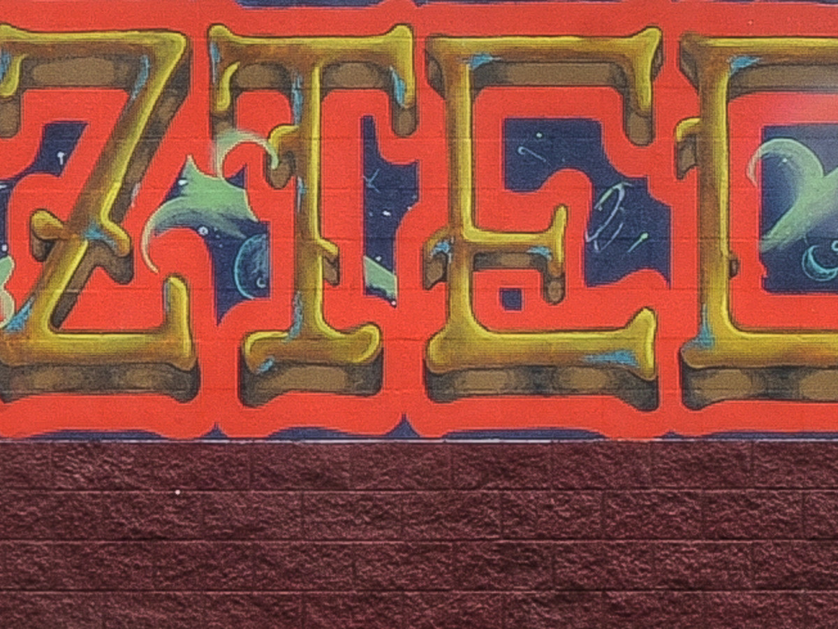 Por La Raza East Austin mural Holly neighborhood