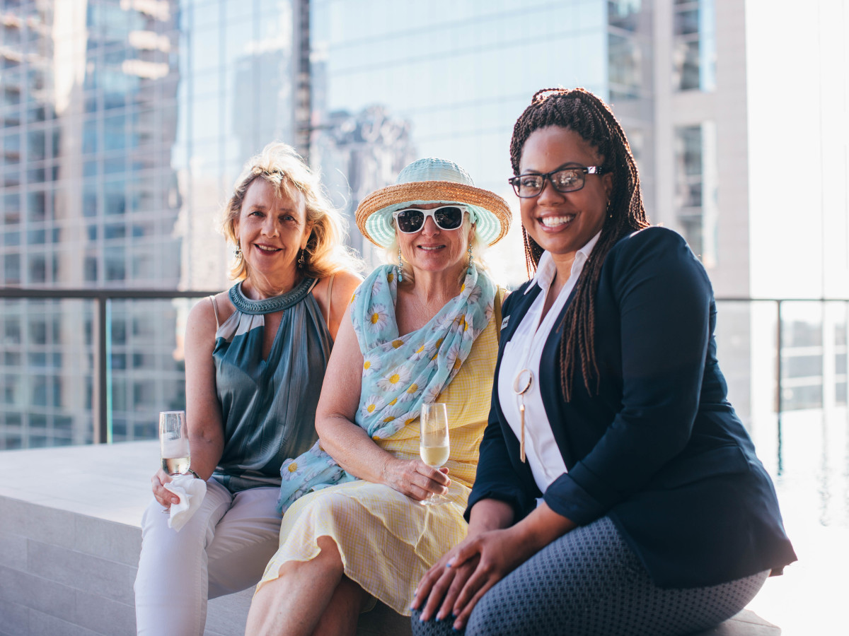 Melissa Gray, Gayle Evans, Stephanie Sims, Summer Soiree 2018