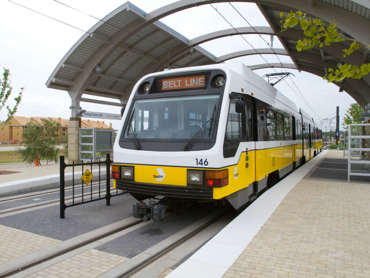 dart train schedule to dfw airport