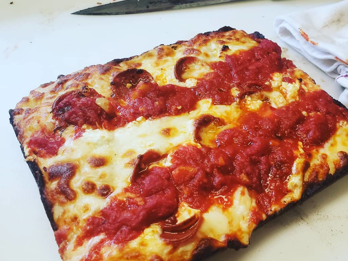 Anthony Calleo Detroit-style pizza