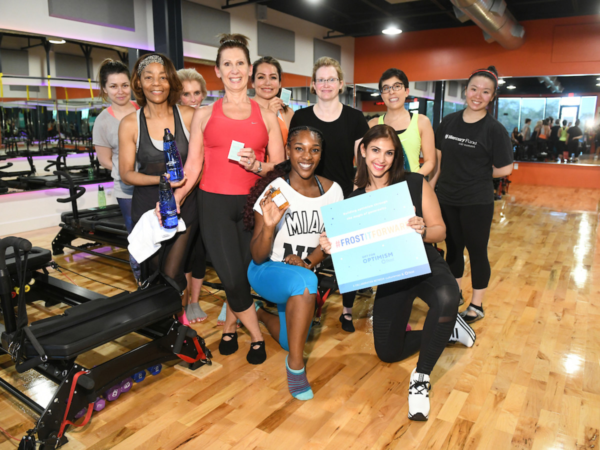 Class at Frost it Forward Fitness
