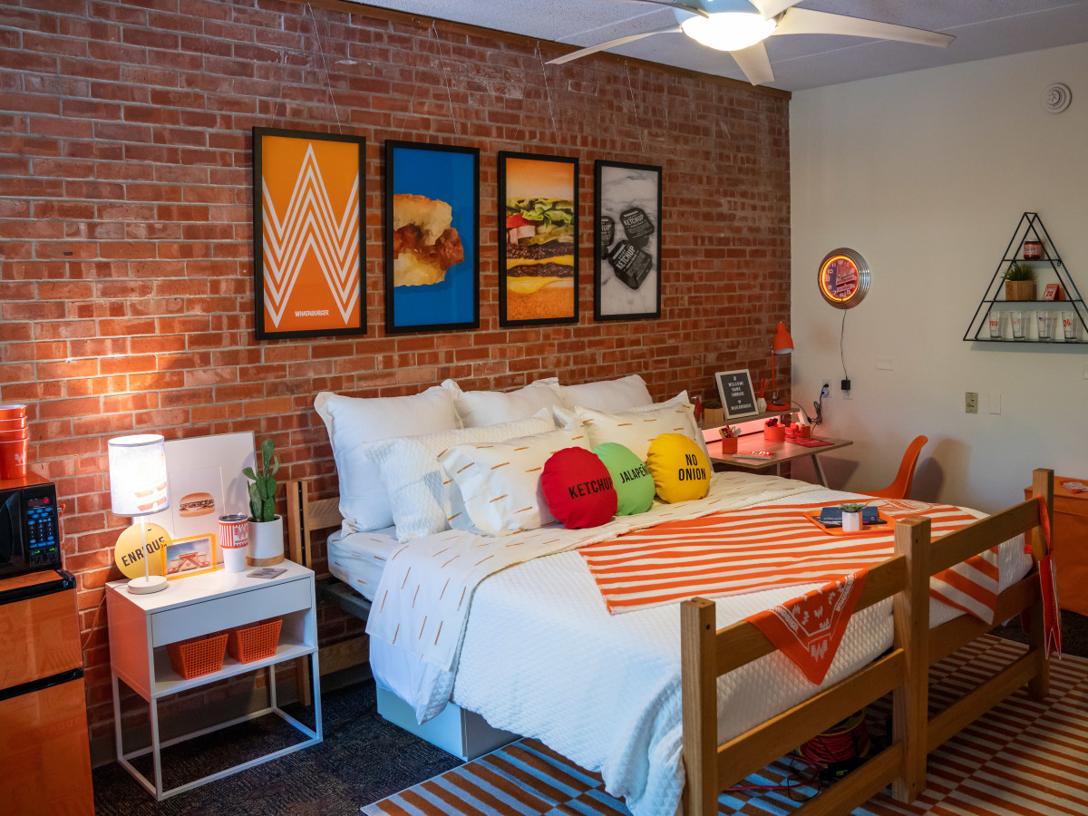 Whataburger dorm room bed