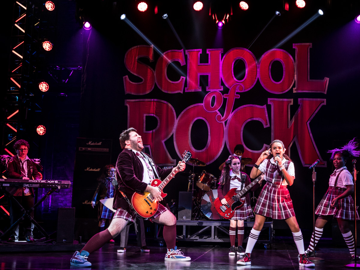 The cast of the School of Rock Tour
