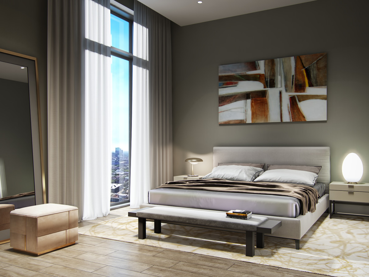 The Arts Residences Thompson Hotel Frida bedroom