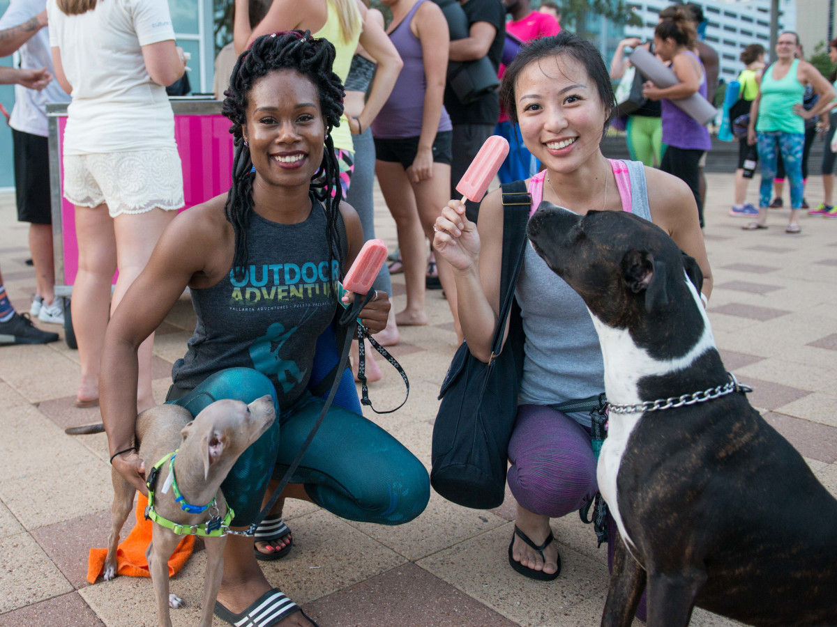 Frost It Forward Discovery Green yoga popsicle Latoya Bagwell, Michelle Chang (Bruno & Charlie)