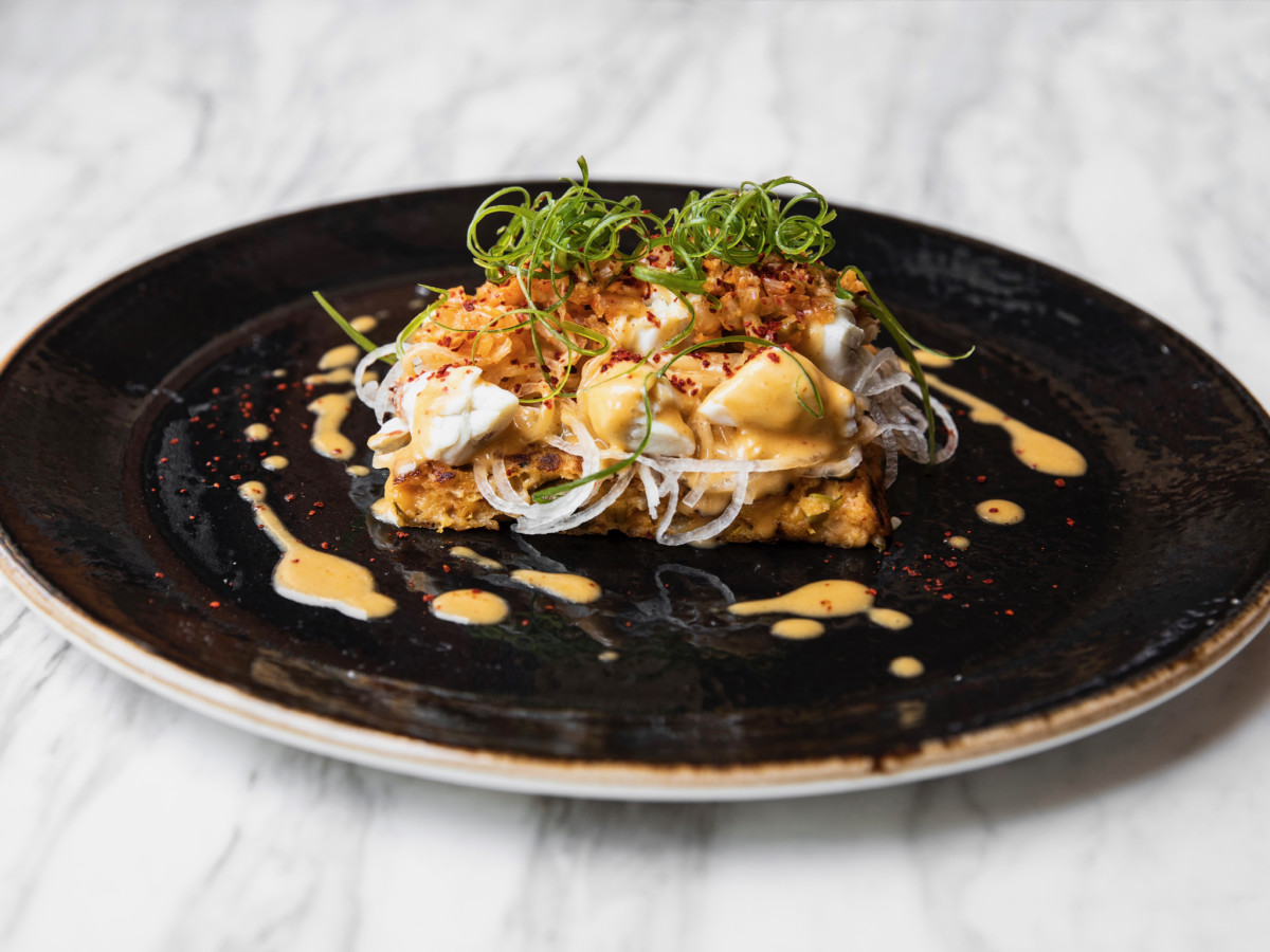 Tris kimchi crab
